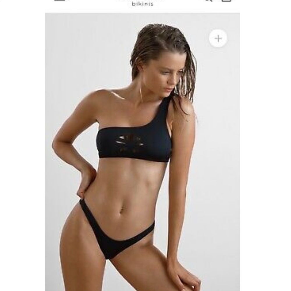 Gigi C Kimberly one shoulder bikini top